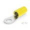 Te Connectivity Ring Terminal, 3/8 in Stud Size, 26.7 mmÂ², Nylon Insulated, Yellow 324052 - alternate 1